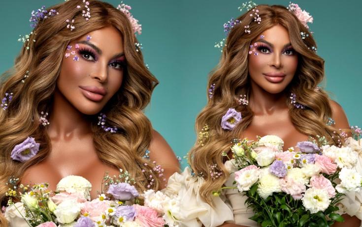 Xalq artistinin rəngarəng makiyajı - FOTO