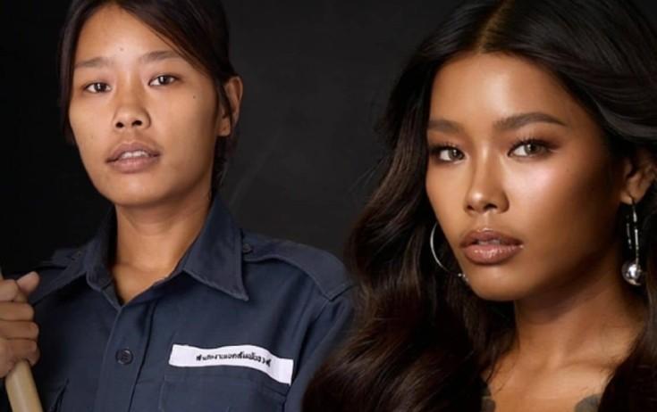 Süpürgəçi xanım məşhurlaşdı - FOTO