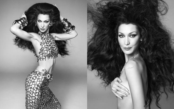 Bella Hadidin çılpaq pozları - FOTO