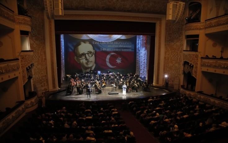 Üzeyir Hacıbəyli Daşkənddə xatırlandı - FOTO