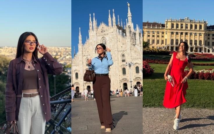 Zarina Avropanı gəzdi - VİDEO+FOTO