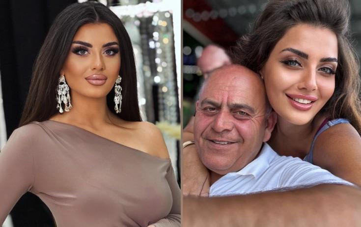 Ayşən atası ilə - FOTO