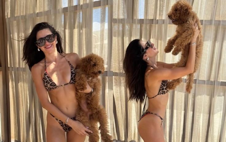 Nəsrin çimərlikdə belə dincəlir - FOTO