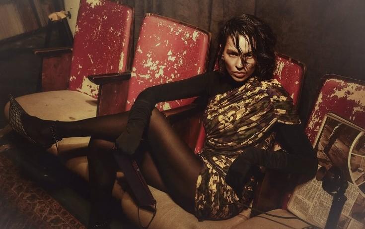 Günay rəngli libasda  - FOTO