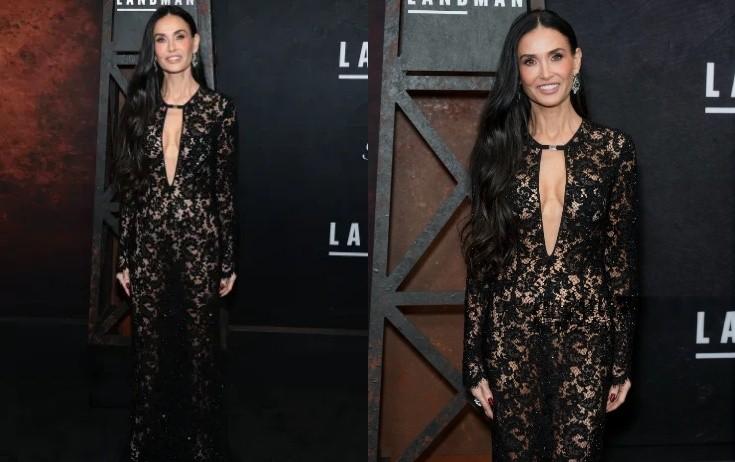 Demi Mur qırmızı xalçada - FOTO